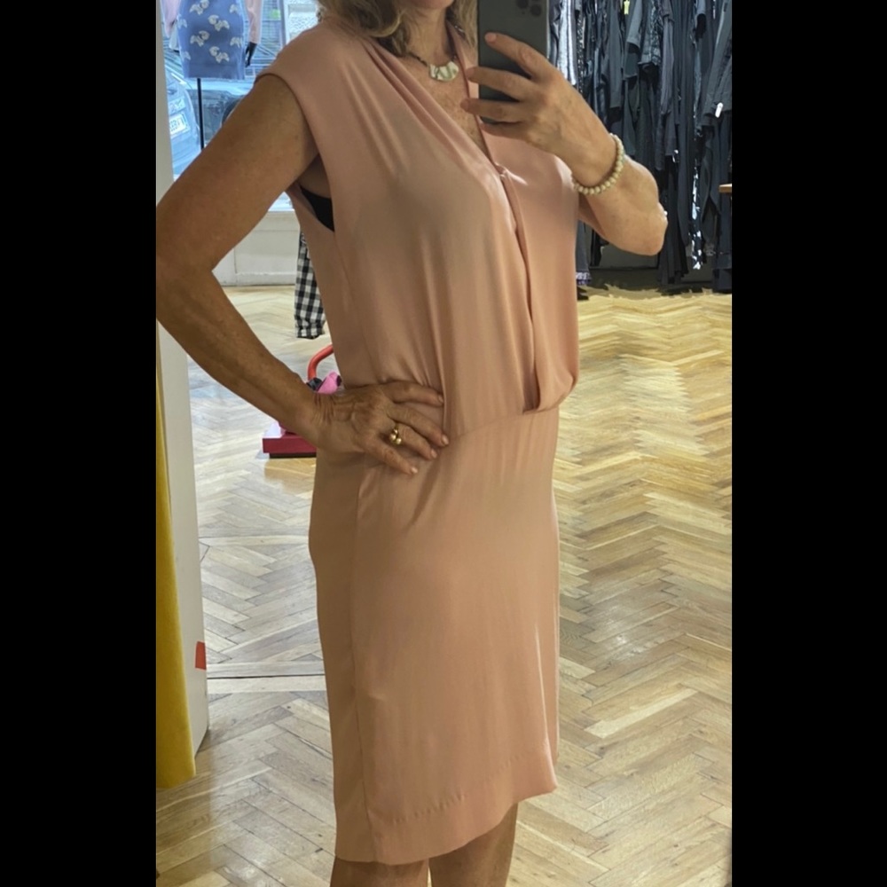 Luxury Designer Malene Birger Sleeveless Shift Dress Medium